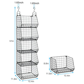 X-cosrack patent design basket system enhances organized storage