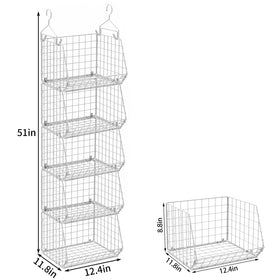 X-cosrack patent design in white complements modern closets.