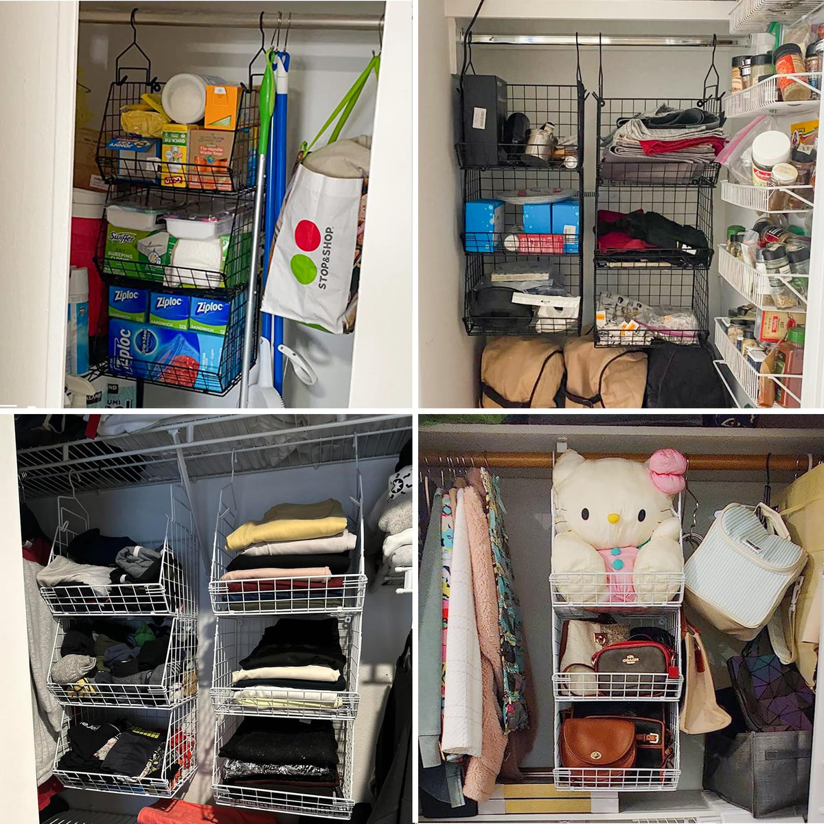 X-cosrack included S-hooks for versatile laundry and storage tasks
