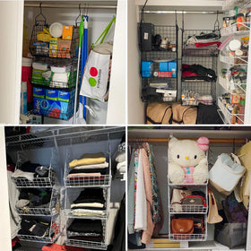 X-cosrack included S-hooks for versatile laundry and storage tasks