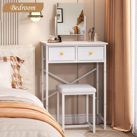 X-cosrack white finish adds bright, kid-friendly charm to rooms.