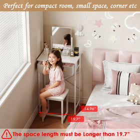 X-cosrack compact vanity design ideal for small spaces.