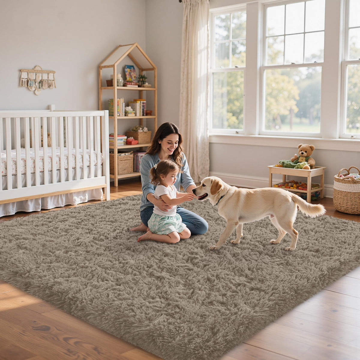 Xafir large-area rug suits living rooms, bedrooms, and study spaces.