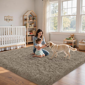 Xafir large-area rug suits living rooms, bedrooms, and study spaces.