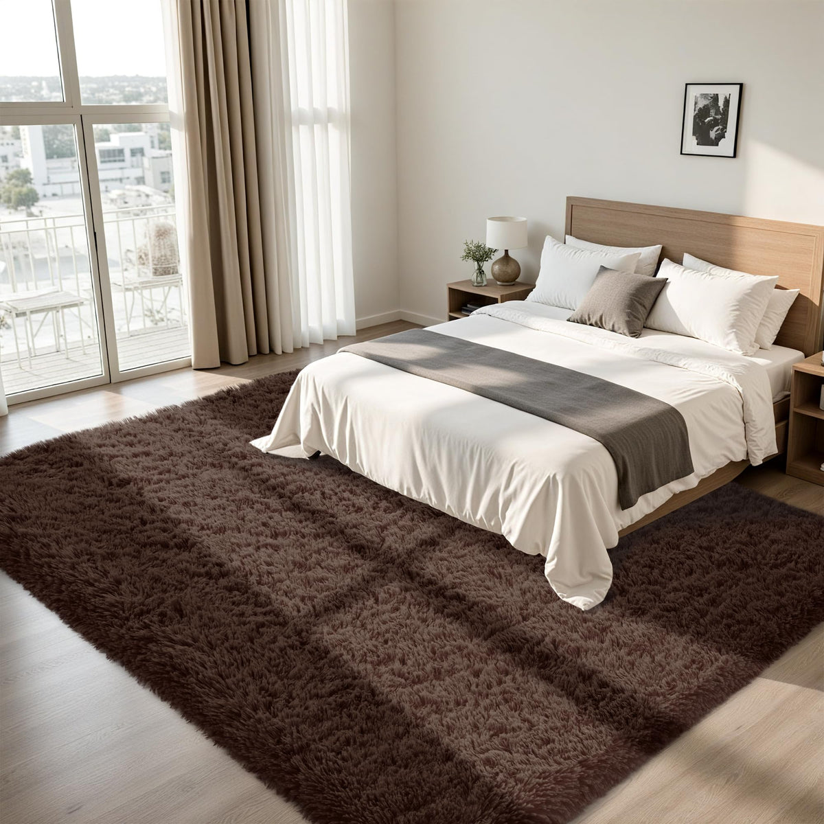 Xafir memory foam layer in 8x10 rug provides gentle support
