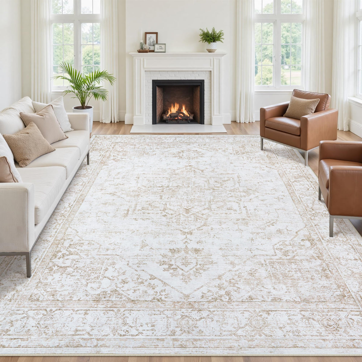 Xafir soft-low-pile rug offers plush foot comfort