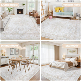 Xafir washable-living-room-rug simplifies cleanups in busy homes