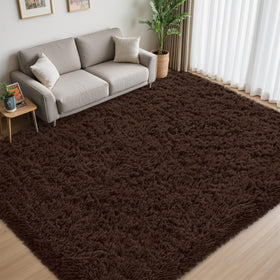 Xafir washable shag rug with easy care for daily use