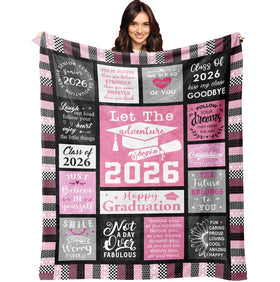 XALAZY Graduation Blanket in soft fabric, ideal for cozy study sessions.