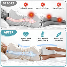 Xalugn non-slip grips keep the pillow in place overnight