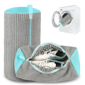 Xan Concept shoe washing bag closed protects sneakers during wash.