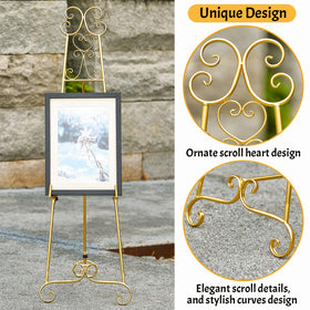 XAONIEN adjustable easel hinge detail highlights flexible sign positioning