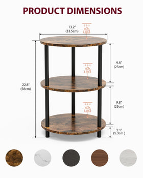 XBurmo versatile table used for decor and plant display in living room