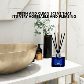 Xcleen Escape bottle beside the bath creates a refreshing atmosphere