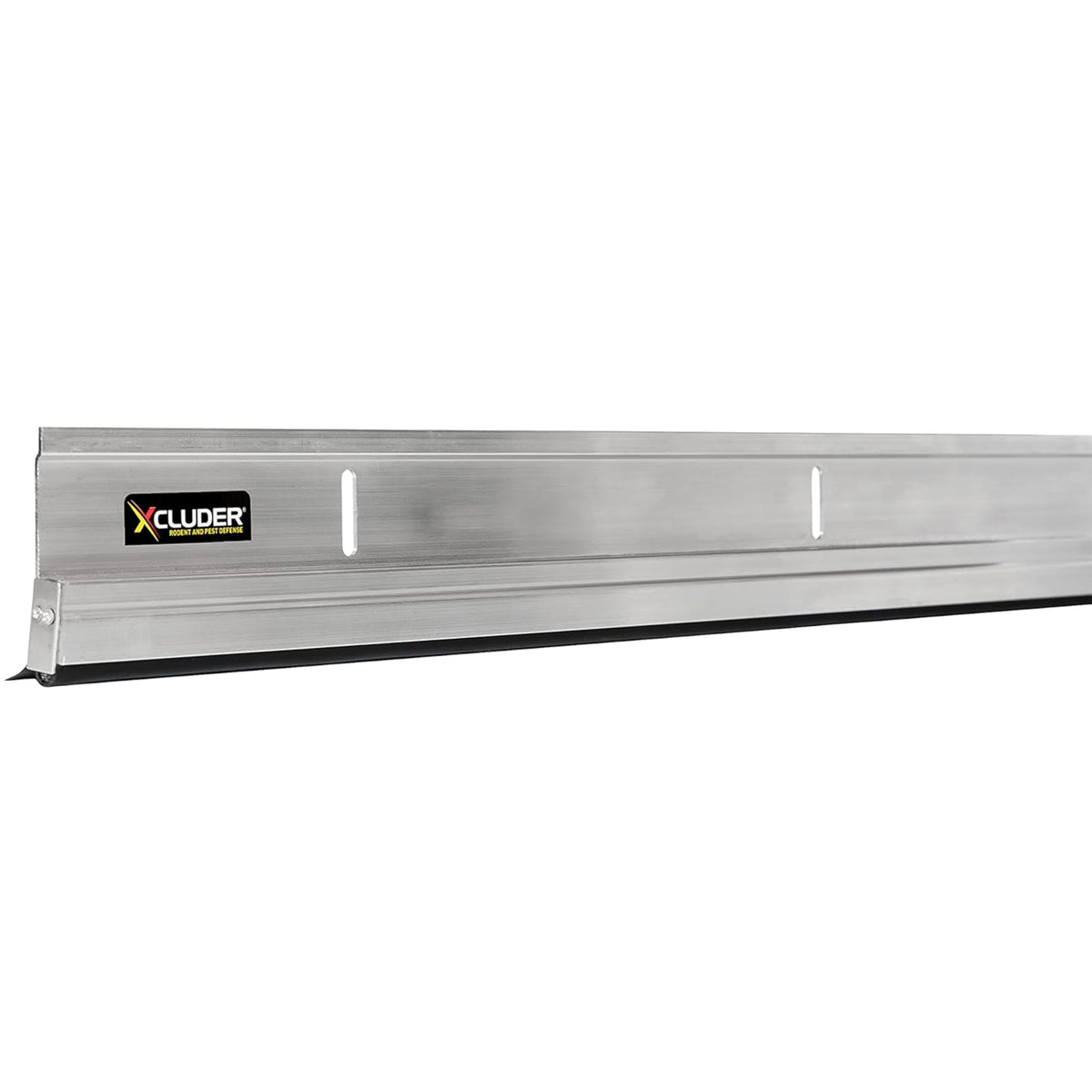 Xcluder Versa-Line 36-inch door sweep in mill aluminum finish provides pest protection and draft sealing