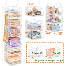 X-cosrack versatile for closets, laundry rooms, pantries, dorms, and more.