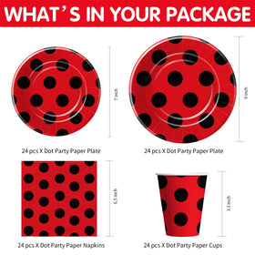 Xenorik Ladybug cups 7-inch for kid-friendly servings