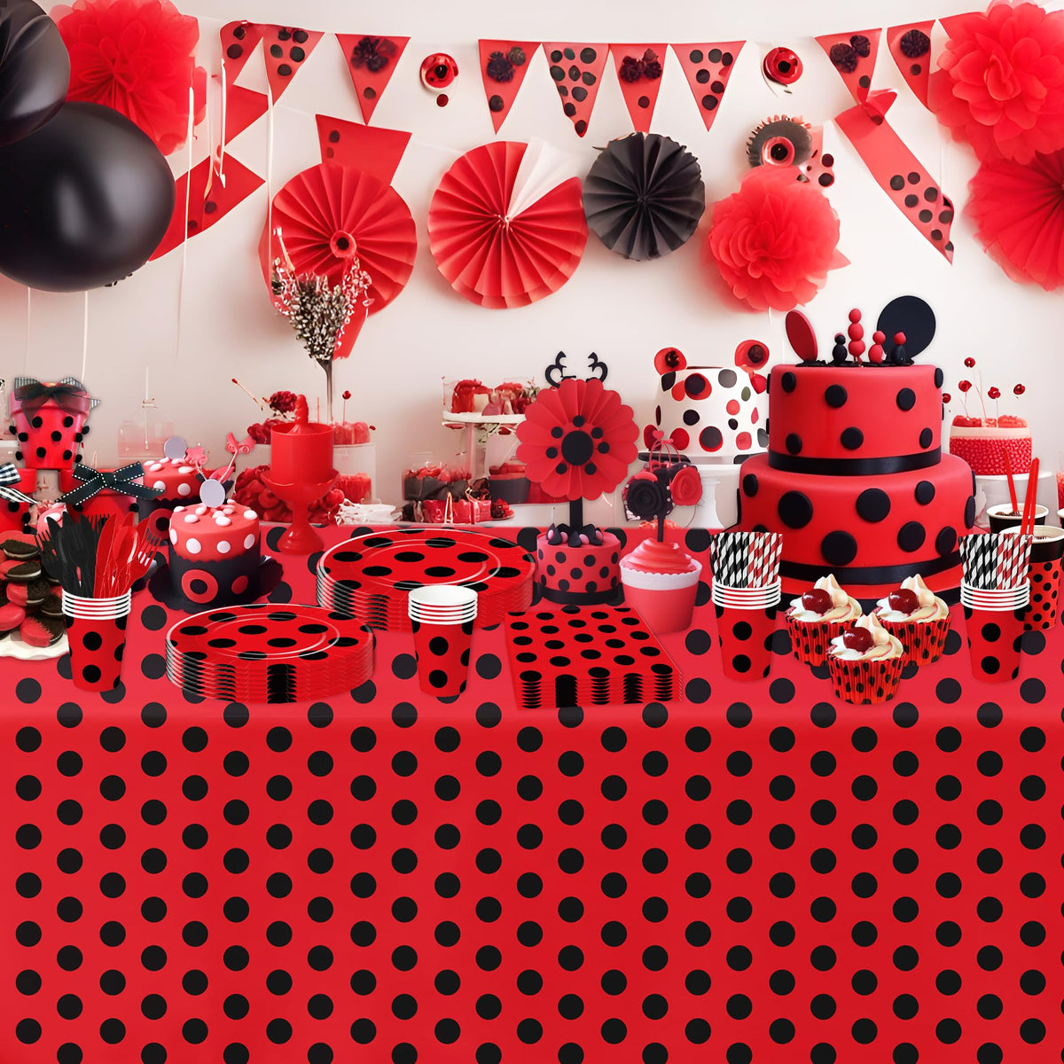Xenorik Ladybug cutlery strengthens theme while simplifying party prep