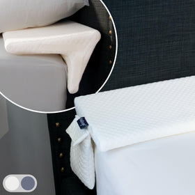 XetraDesign Bed Wedge bundle image showing pockets and tucking tool included