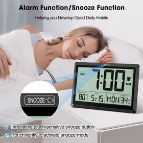 Real-time temperature and humidity readings for comfortable adjustment.