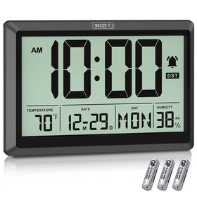 Xflyee 10.4-inch digital clock display for easy reading from a distance.