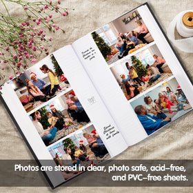 Xfveiwoo acid-free PVC-free pages prevent sticking and dust