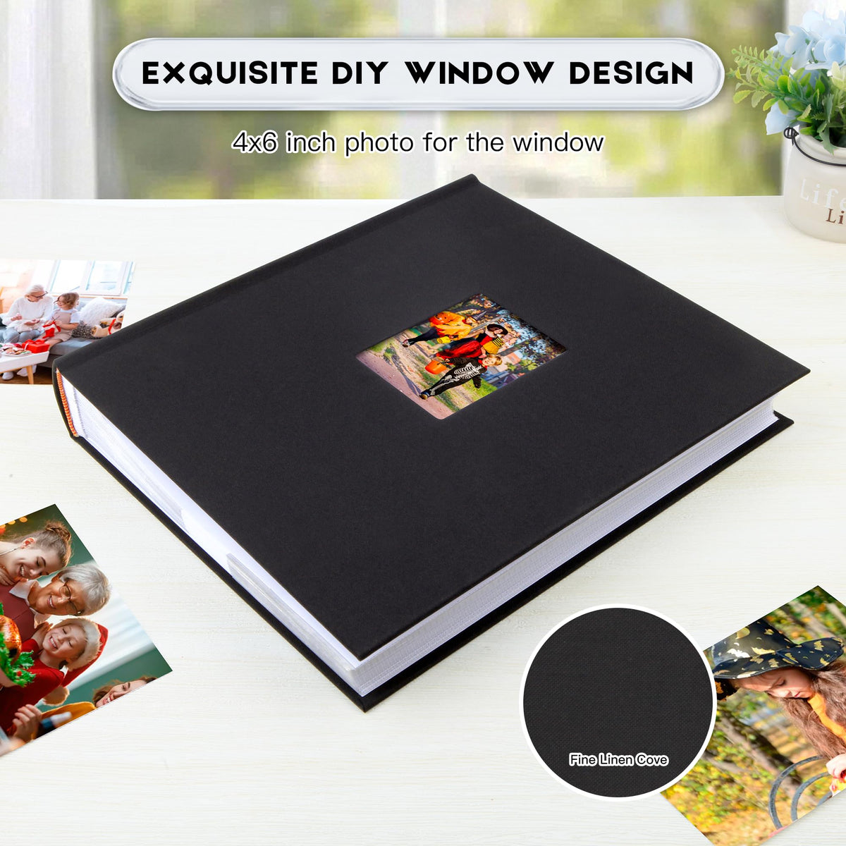 Xfveiwoo DIY front window lets you display a favorite photo proudly.
