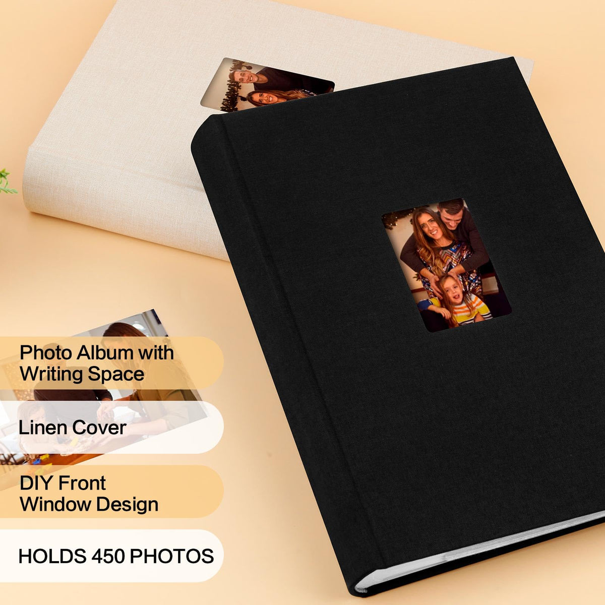 Xfveiwoo linen cover adds elegant protection for memories