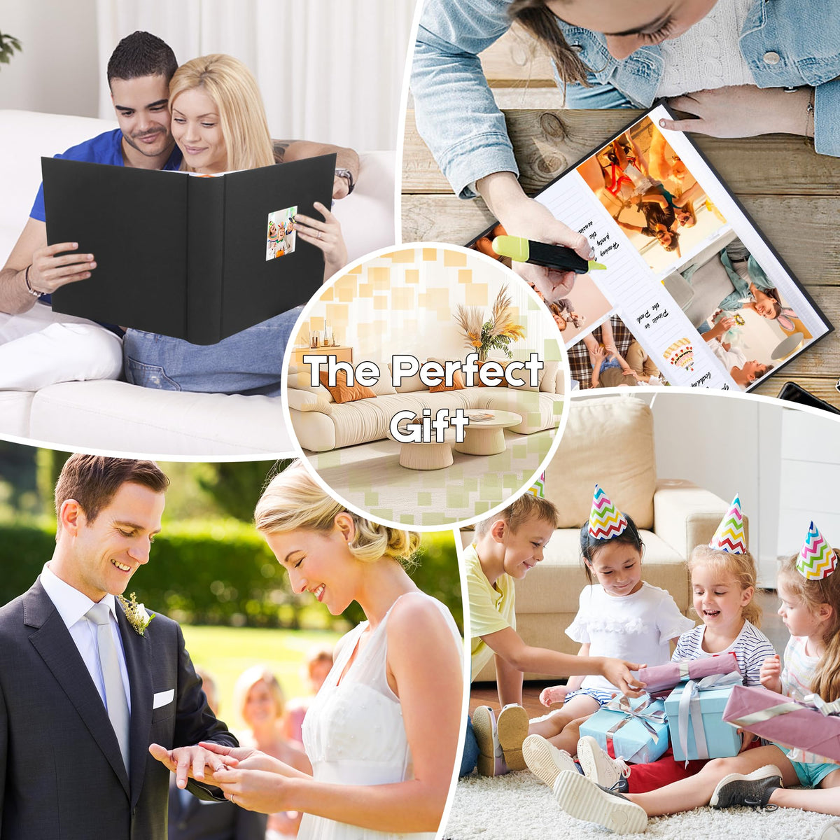 Xfveiwoo portable art portfolio stores 4x6 photos for sharing memories.