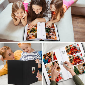 Xfveiwoo portable photo album ideal for weddings travel and baby memories