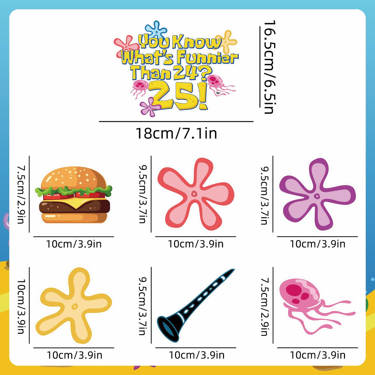 XHCYGWY blue ocean dinner plates offer sturdy, mess-friendly meals.