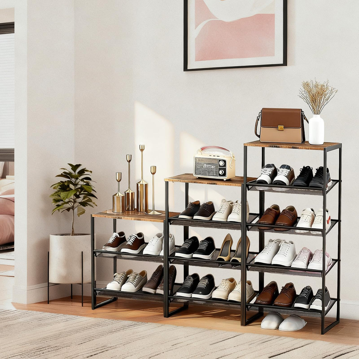 Xiacare anti-tip-feet image emphasizes floor protection and stable placement in entryways