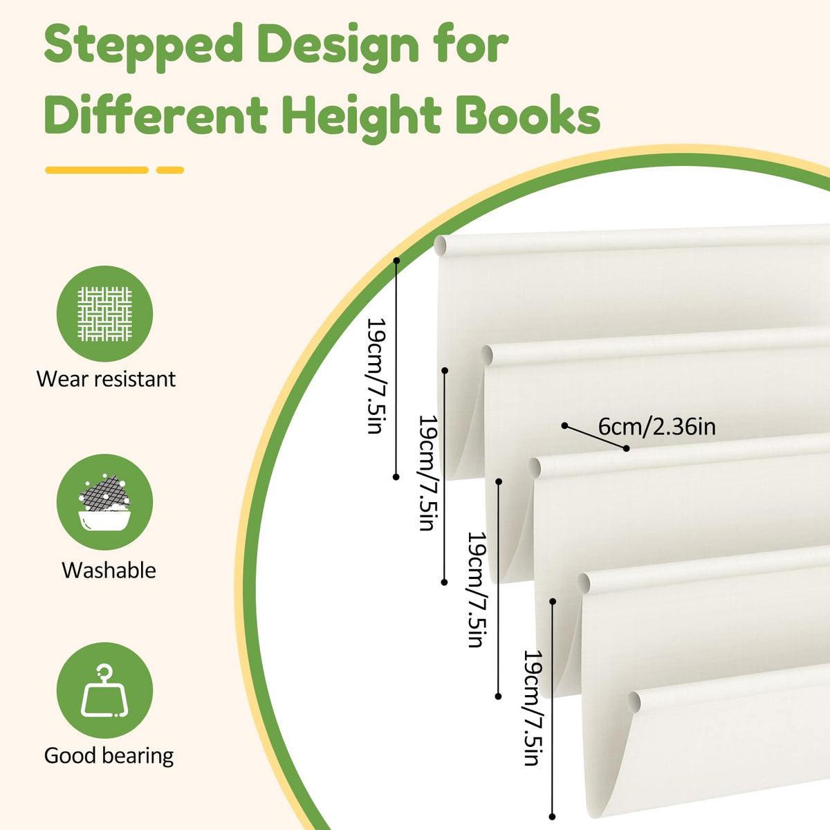 XiaZ Bookshelf low-base design proves stability during play