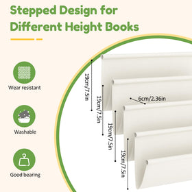 XiaZ Bookshelf low-base design proves stability during play