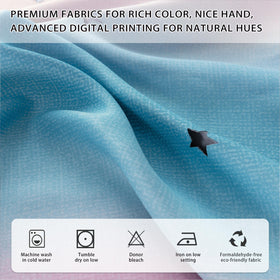 XiDi Dream Star curtain laser-cut stars create a magical night sky.