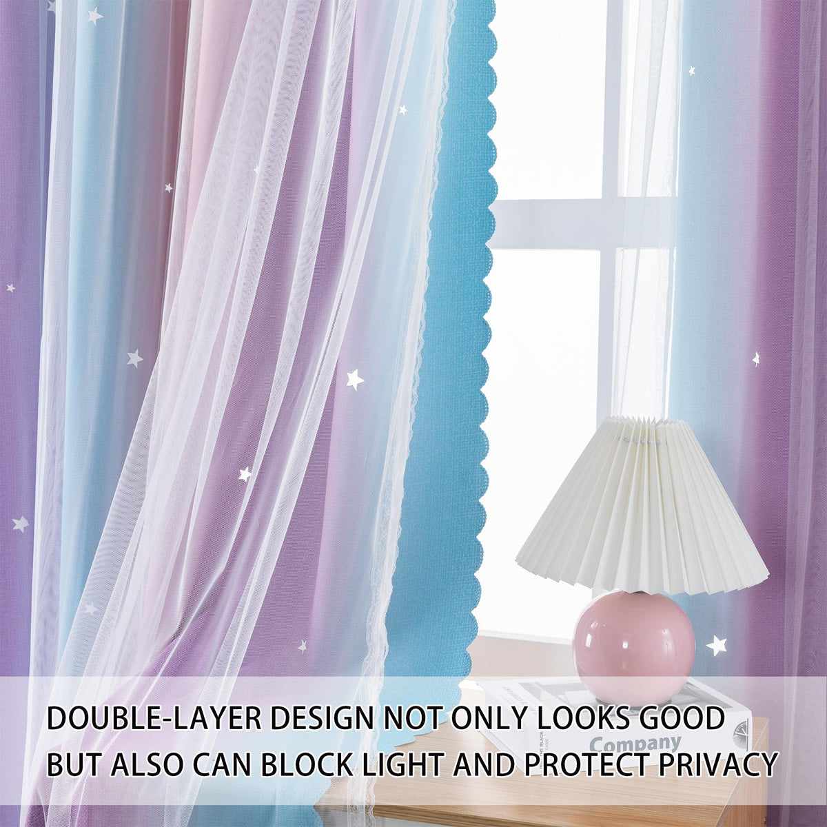XiDi grommet-top curtains for easy hanging on standard rods