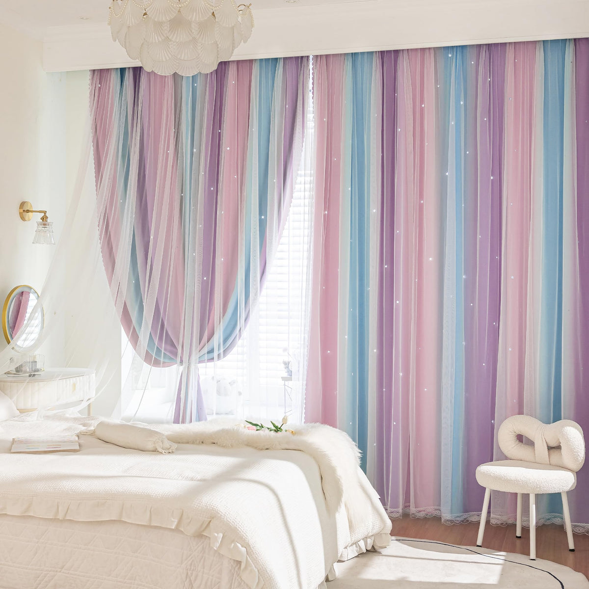 XiDi machine washable curtains for simple home care