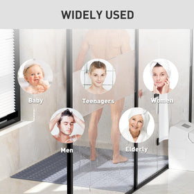 XIYUNTE bath mat safe for babies and seniors