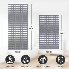 XIYUNTE mat drains water through holes to prevent pooling