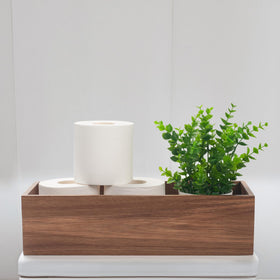 XIMISISE bathroom organizer on counter demonstrates versatile décor and storage potential.