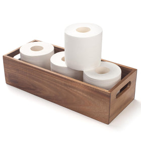 XIMISISE toilet-top storage basket closeup highlights clean lines and durable construction.