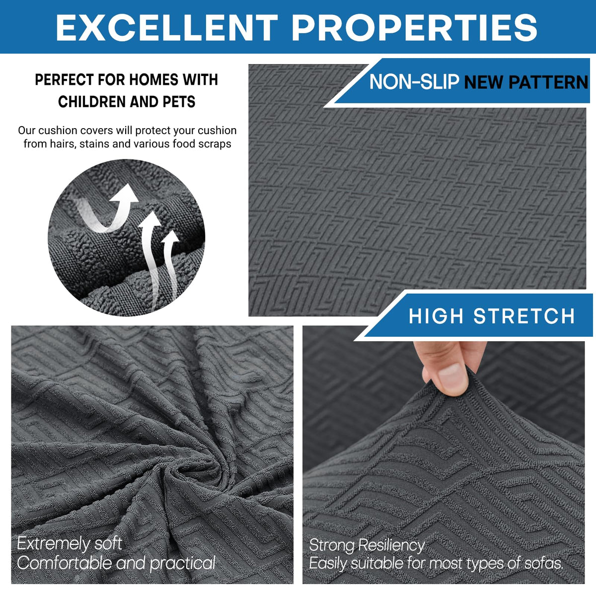 XINEAGE anti-slip edge close-up highlighting secure bottom straps