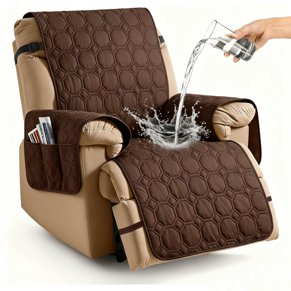 XINEAGE waterproof recliner cover protects your chair from spills and accidents