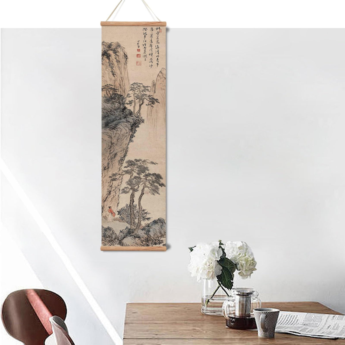 Xinyuru landscape 01 bedroom wall display creates warm ambience.