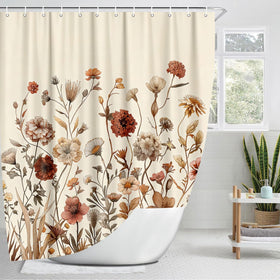 Xioistiy cozy bathroom decor idea showcasing versatile curtain styling.