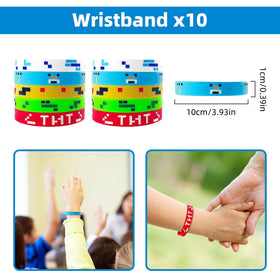 Xioose Pixel keychains lightweight, durable keepsakes for party memories.