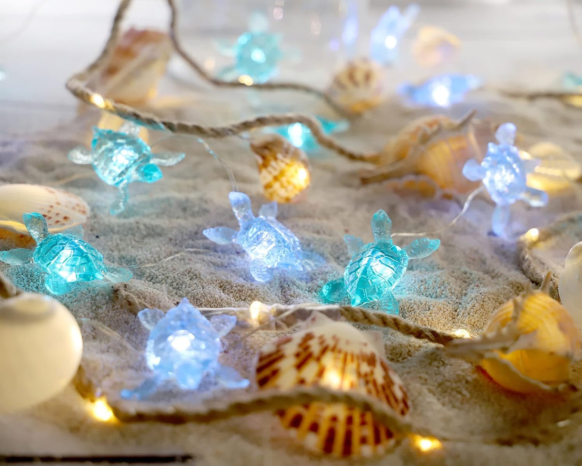XIWU seashell lights set for parties and beach themed weddings