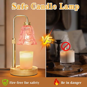 XJZJY living room setup with candle warmer creating cozy ambiance.