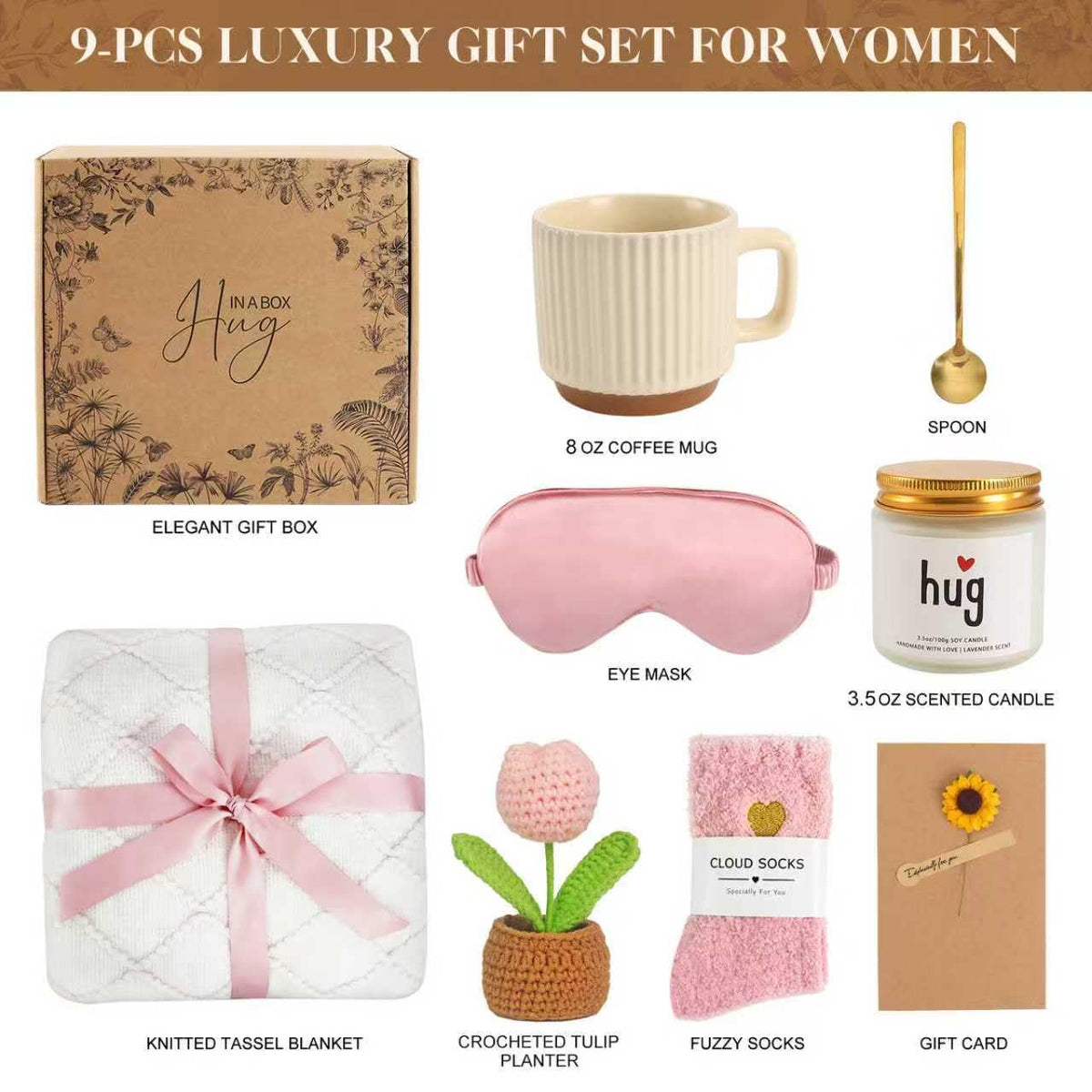 XKOYY birthday gift basket gift card — flexible gifting option for personal notes.