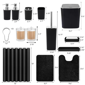 XLHOMO soap dispensers duo for convenient handwashing and organization